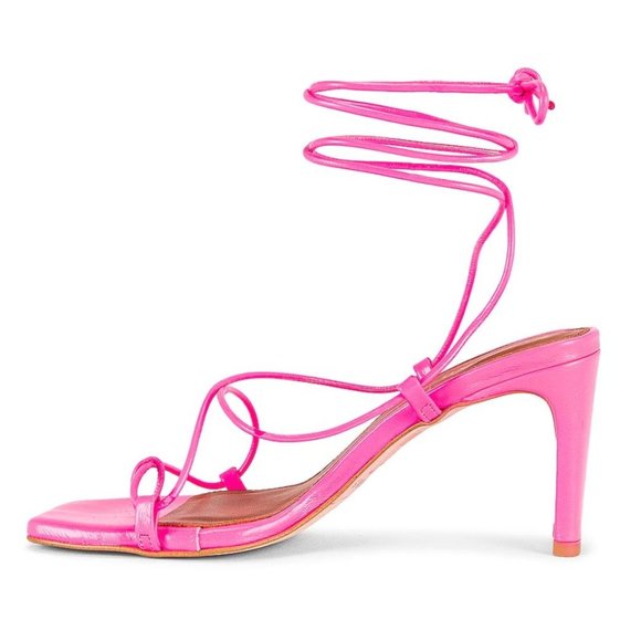 NEW Free People X Alohas Bellini Sandal in Neon Magenta - Picture 6 of 14